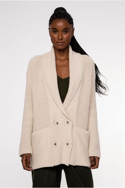 Manteaux Afrik Off White - Cris Barros