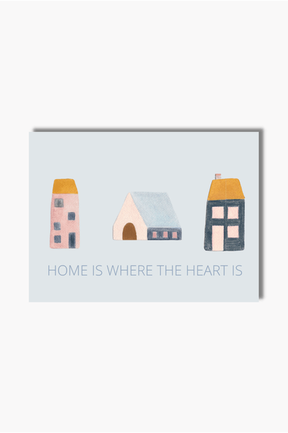 Poster Horizontal Home Edamami + The Kid´s List  - Azul