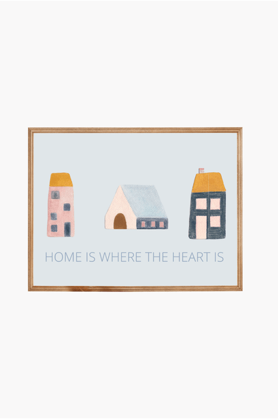 Poster Horizontal Home Edamami + The Kid´s List  - Azul
