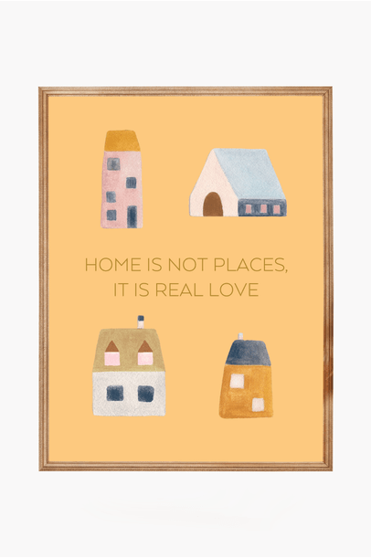 Poster Home Edamami + The Kid´s List  - Amarelo