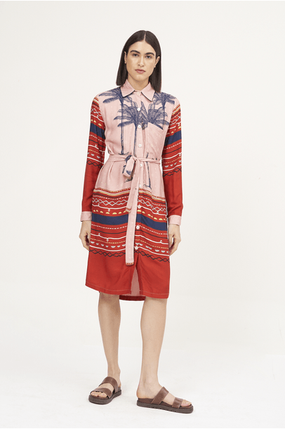 Chemise Coqueiros Anotheroom- Multicolorido