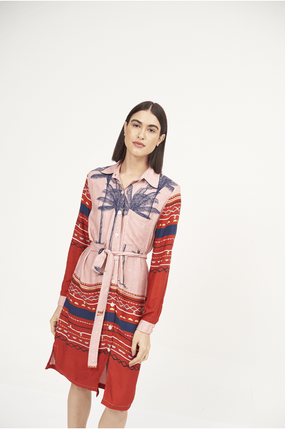 Chemise Coqueiros Anotheroom- Multicolorido