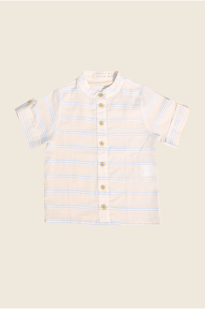 Camisa Manga Curta Yves Edamami - Azul