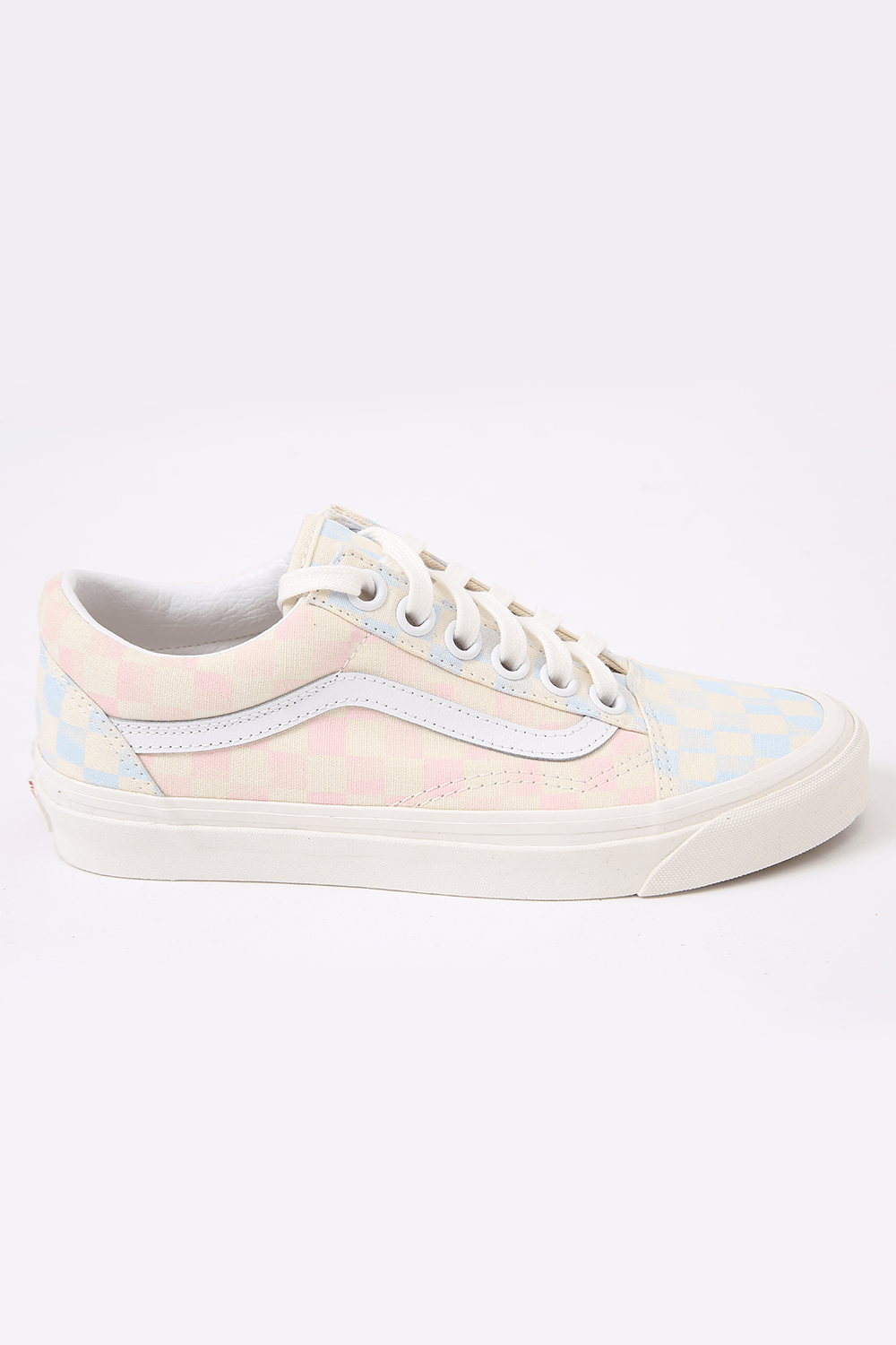 Vans xadrez outlet rosa