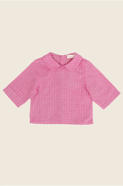 Camisa Petit Vitreaux Edamami + 3 Little - Rosa