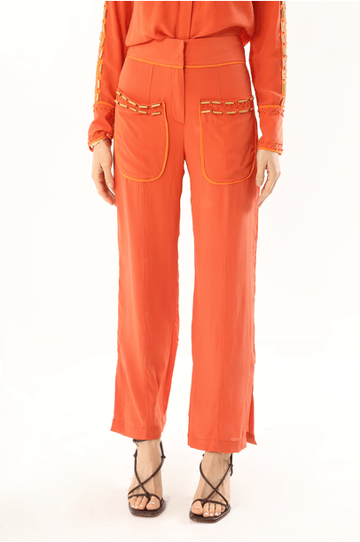 Calça Astro Laranja The Lilie  - Laranja