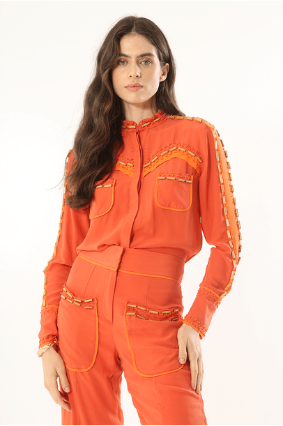 Blusa Astro Laranja The Lilie - Laranja