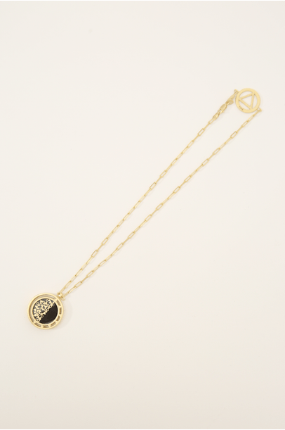 Choker Fire Linnen - Dourado