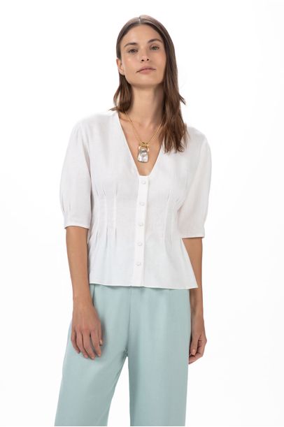 Top Ellen Cris Barros - Off White
