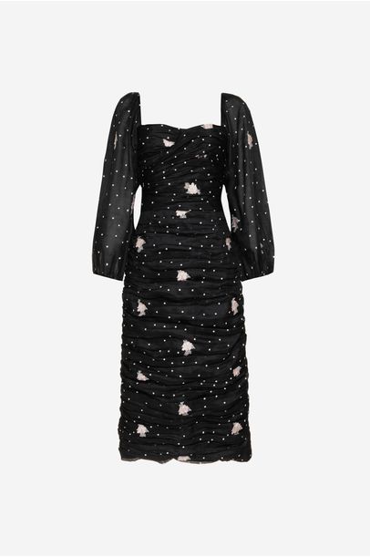 Vestido Talita Cris Barros - Preto