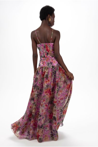 Vestido Maira Longo Cris Barros - Evora Maxi Glossy