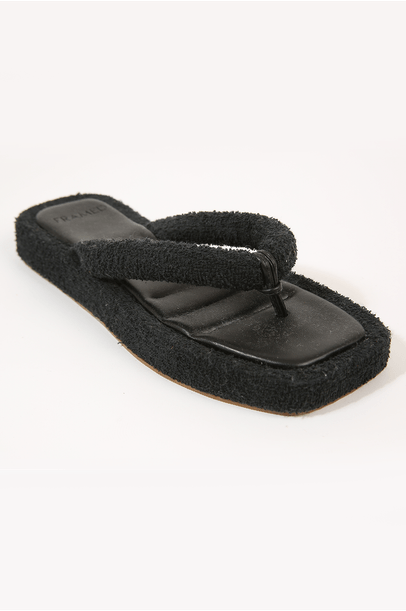 Rasteira Toalha Framed - Preto