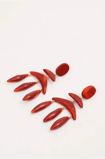 Brinco Boomerang Vermelho Lool - Vermelho