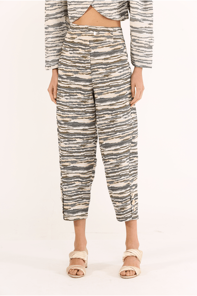 Calça Horizonte Bege Lilly Sarti - Bege