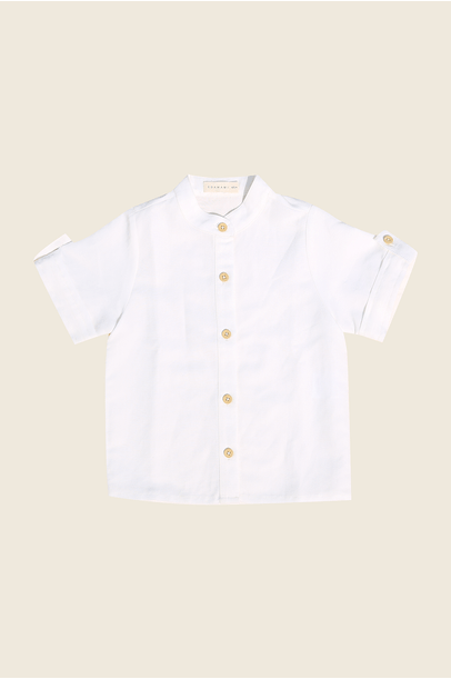 Camisa Manga Curta Pierre Edamami - Off White