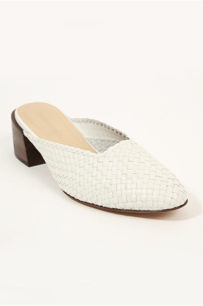 Sandalia Mule Leblon Off White Mari Giudicelli - Off White