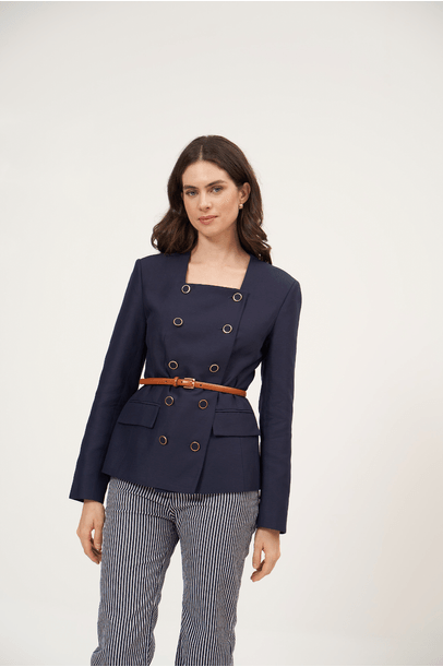 Blazer Argana Framed - Marinho
