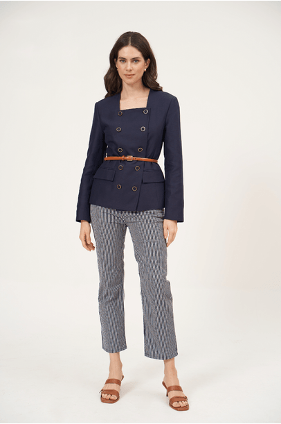 Blazer Argana Framed - Marinho