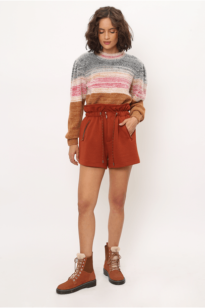 Shorts Montcello Framed - Laranja