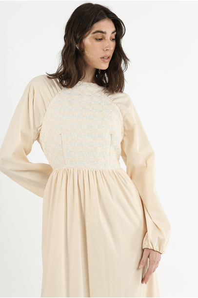 Vestido Luz Linnen - Natural