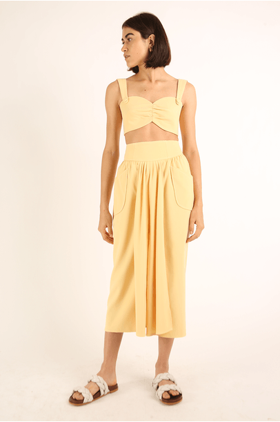 Saia Gaia Framed - Amarelo