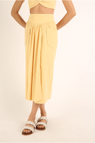 Saia Gaia Framed - Amarelo