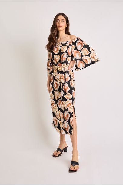 Vestido Aurora Linnen - Preto