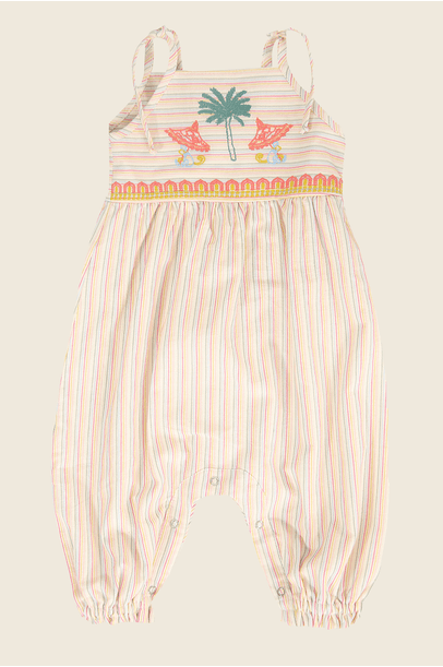 Jardineira Petit Sucré Edamami - Multicolorido