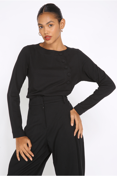 T-Shirt Veredas Linnen - Preto