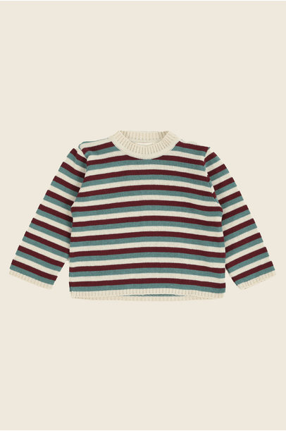Blusa Petit Rayé Edamami - Azul