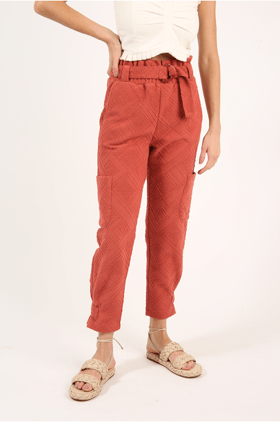 Calça Faixa Marrom Missinclof - Marrom