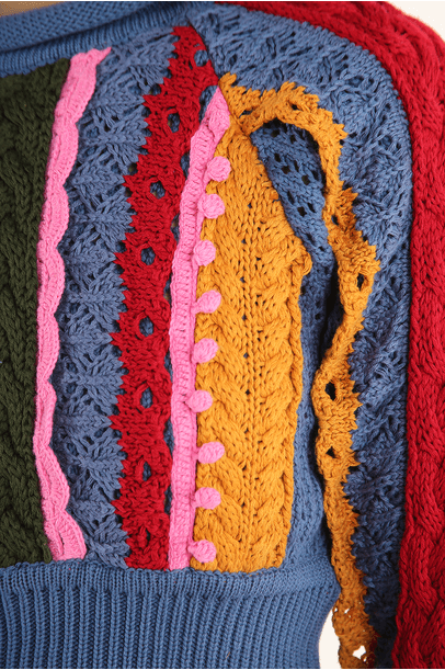 Blusa Tricot Courchevel Framed  - Multicolorido