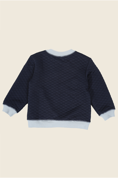 Blusa Manteau Edamami + 3 Little - Marinho