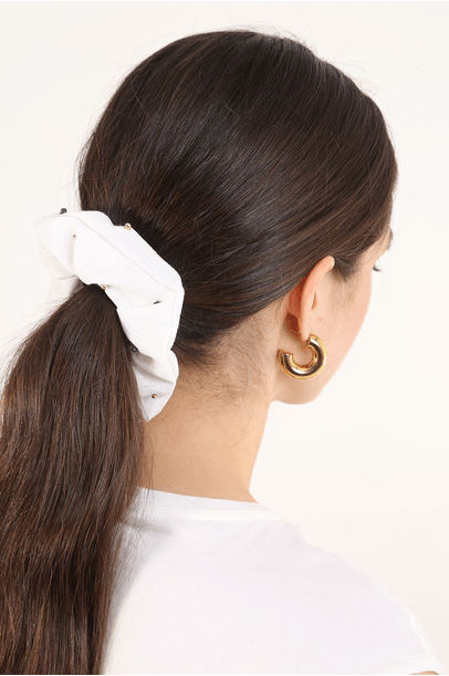 Scrunchie Tamires Off White Nuó + Gallerist - Off White