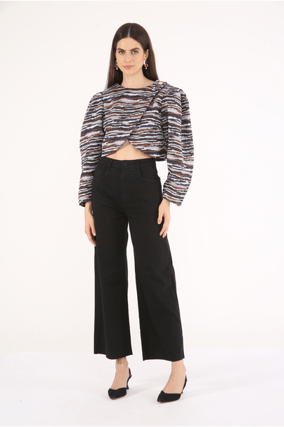 Blusa Horizonte Vinho Lilly Sarti - Vinho