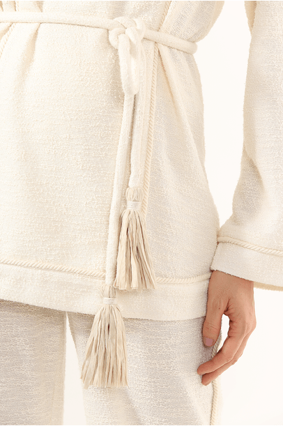 Blusa Pioneirismo Linnen - Offwhite