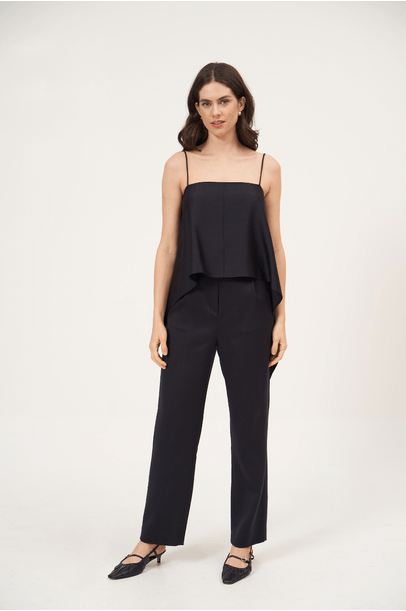Top Sombre Framed  - Preto