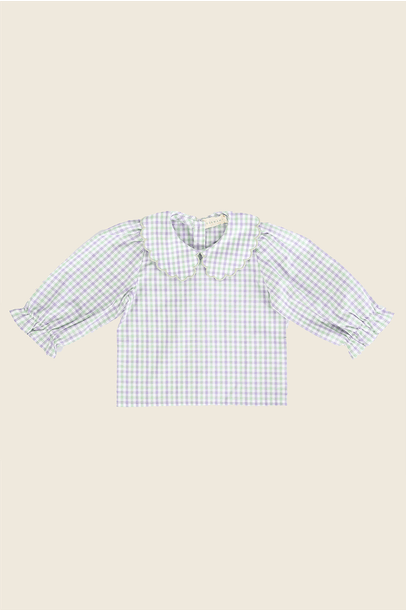 Blusa Petit Margery Edamami + 3 Little - Xadrez