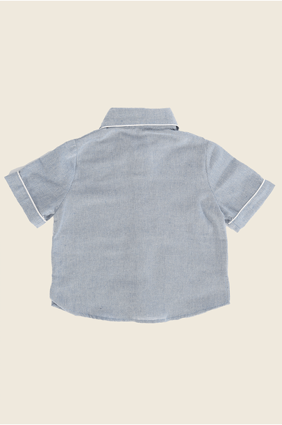Camisa Kind Brunelleschi Edamami + 3 Litte - Azul