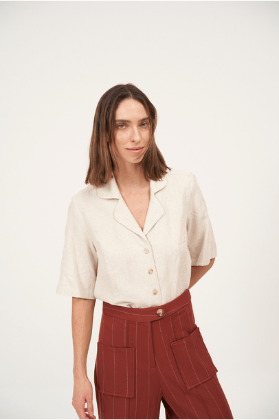 Camisa Mc Dieppe Clemence - Natural