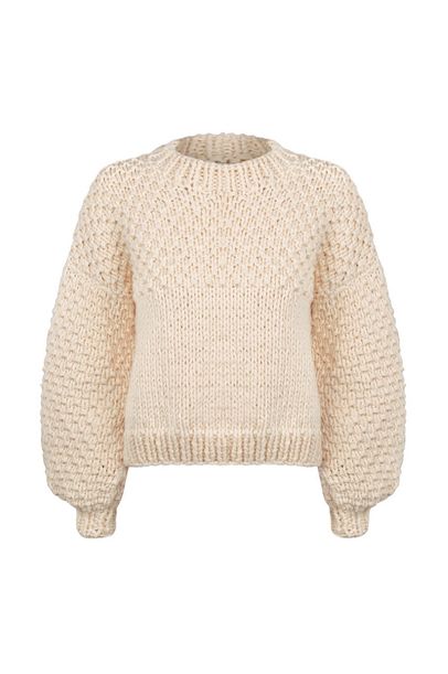 Casaco Tricot Zurique Fandom - Off White