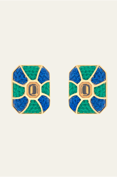 Brinco Drops Maria Frering - Verde