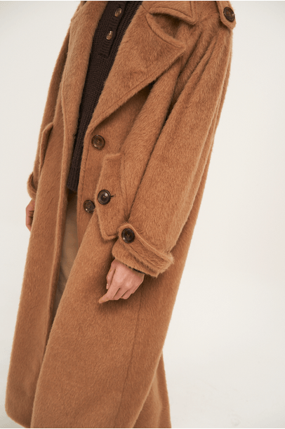 Trench Coat Pelour Framed - Bege