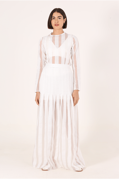 Blusa Buonarotti Framed - Branco