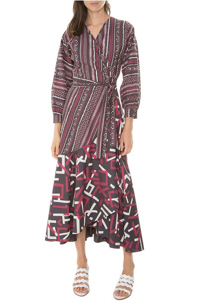 Vestido Midi Kenia Multicolorido Sissa - Multicolorido