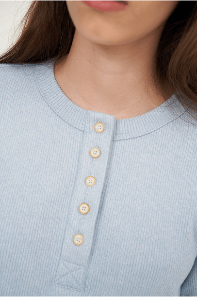 Blusa Mc Flanellato Clemence - Azul