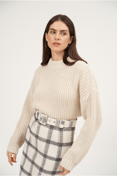 Blusa Tricot Riette Clemence  - Off White