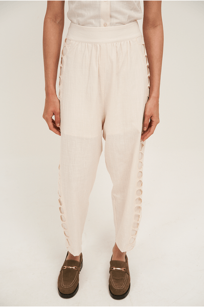 Calca Respiracao Off White A.Niemeyer - Off White