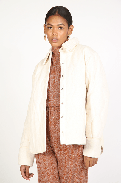 Jaqueta Potí Linnen - Off White
