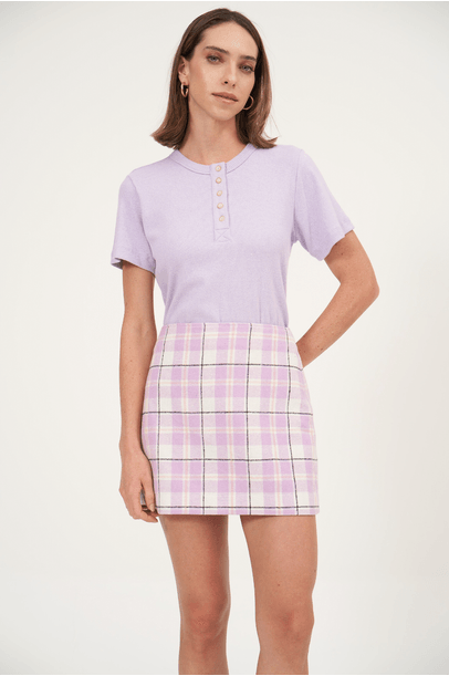 Mini Saia Switz Clemence  - Lilas